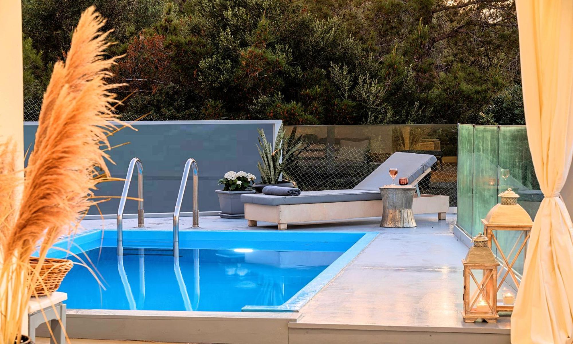 Olive Green Villa Heated Pool Ájosz Nikólaosz Kültér fotó